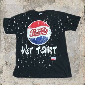 Rare Pepsi Wet T-Shirt Vintage